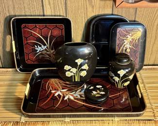 Asahi & Mann Vessels With Tray Set
