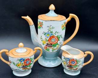 Japanese Lusterware Tea Set