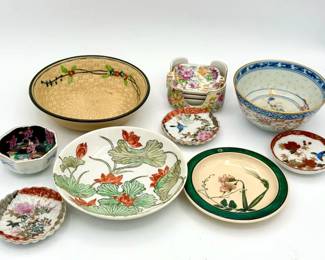 Adorable Asian Dishware Lot