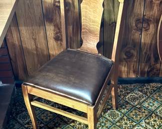 Leather Seated Chair
