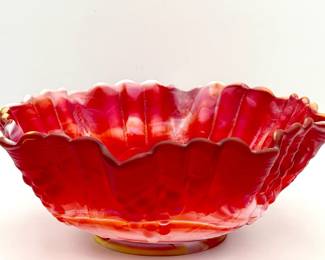 Marked vintage Imperial Glass Company bowl