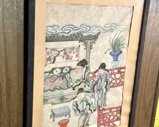 Hand Colored Asian Art