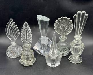 Art Deco Style Perfume Bottles Feat - West Germany 