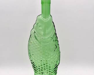 Vintage Fish Wine Bottle (empty)