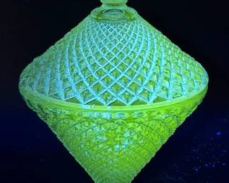 Westmoreland English Hobnail Candy Dish & Lid