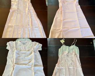 (4) Vintage Pink Nightgowns & Slips Feat Perlcrest & Lady’s Elizabeth