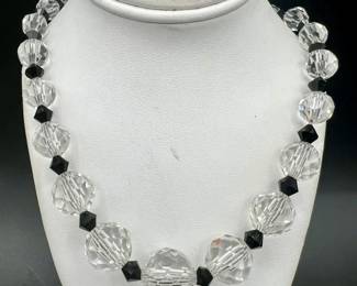 Art Deco Necklace — Sterling Silver Clasp