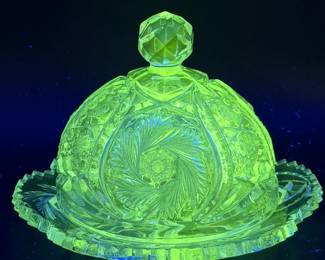 McKee Wilton Clear Covered Butter Dish