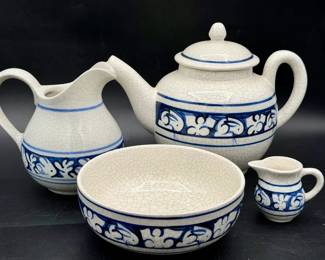 Dedham Pottery Dishes Lot