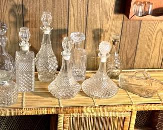 (9) Decanters with Stoppers