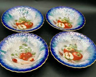 (4) Antique La Francais Dessert Bowls