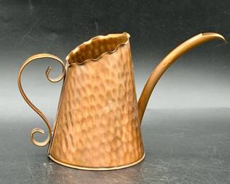 Copper Gregorian Style Hammered Water Can