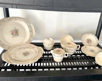 Limoges Triumph 22k Gold China — Rosalie Pattern