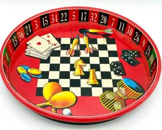 Vintage Games Serving Platter