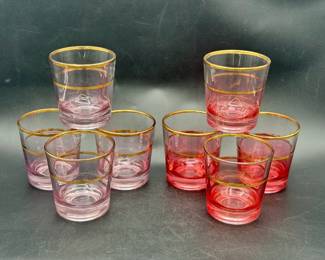 (8) Federal Pink Cups - (2) Colors