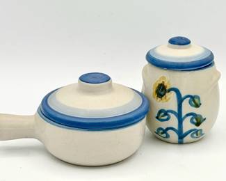 (2) MA Hadley Pottery Pieces