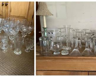 311 assortedvintagestemware