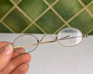 352 vintageabjohnsonwirerimgoldtoned