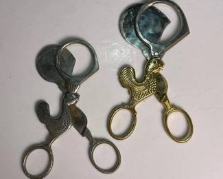 282 vintagemetaleggcuttingscissorswith