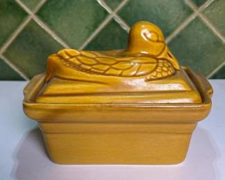 010 vintagemcmliddedceramicduckterrine