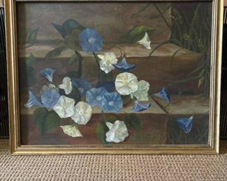 040 16x21framedoilpaintingprintofmor