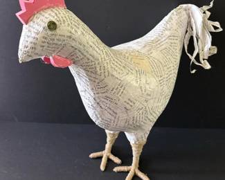 178 papiermchchickensculpture