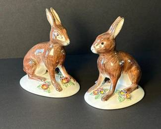 171 pairofjeannereedsitalyceramicrabb