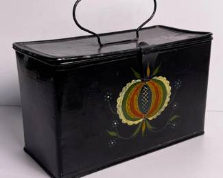 153 vintagetindicoblacktolewaremetaltin