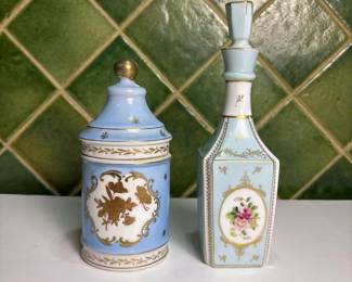 082 vintageceramicvanityjarparisiennepe