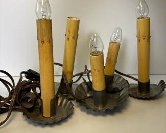 384 fivevintagetincandlestyleelectrics