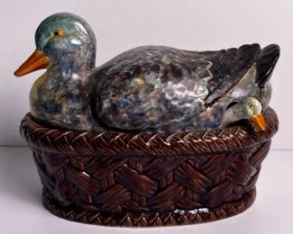 152 vintagemccoy2216duckceramicsouptur