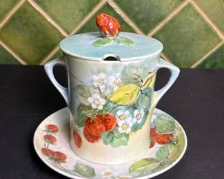 107 annmoorehandpaintedceramicjamjars