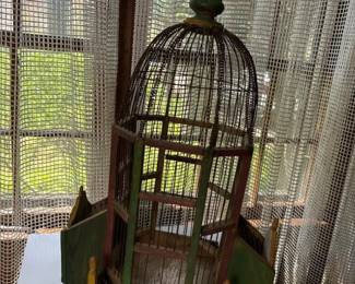 225 hexagonalwoodenbirdcage