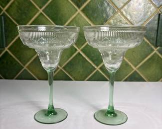 091 pairofpressedglassmargaritaglasses