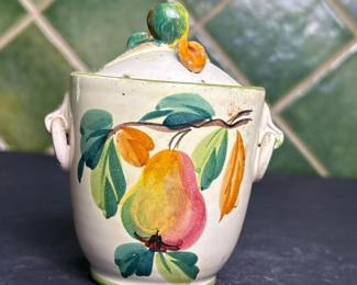 122 vintageceramicsugarbowlwithlidhand