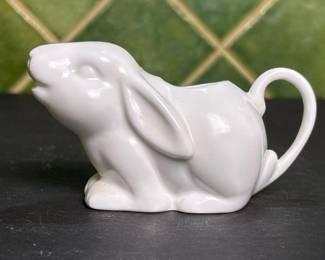 277 twoscompanysmallwhiteceramicrabbit