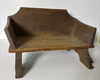 399 handcraftedwoodendollbench