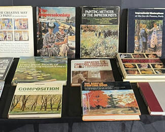 Lot 179: Collection of Impressionist and Painting Technique Books
