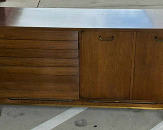 Lot 67: Wooden Sideboard Cabinet with Drawers and Doors
