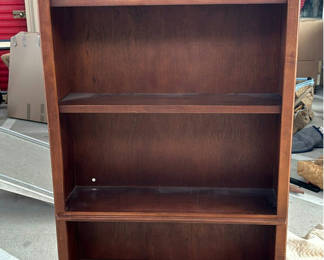 Lot 61: Wooden Bookcase with Multiple Shelves