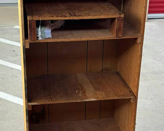 Lot 66: Tall Wooden Bookshelf