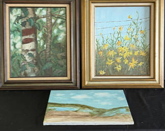 Lot 110: Ruth Shirley Landscape Paintings