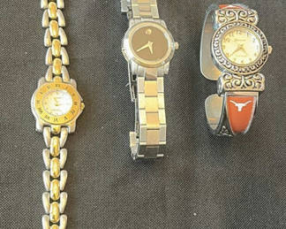 Lot 206: Assorted Wristwatches with metal bands