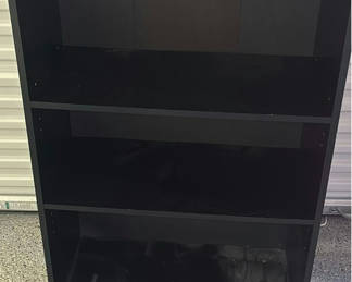 Lot 24: Black Shelving Unit