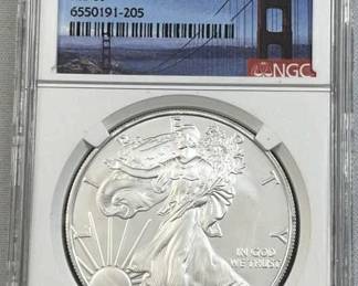 2011-S American Silver Eagle 1oz NGC MS69 SF