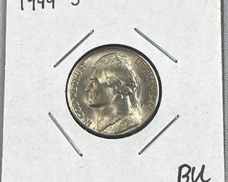 1944-S Silver War Nickel, WWII, Brilliant Uncirc.