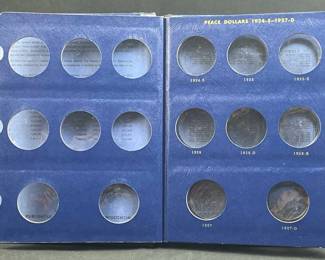 Peace Dollars Album, Whitman, Pre-Owned