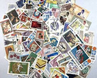 Vintage World Stamps Assortment, Nice Mix