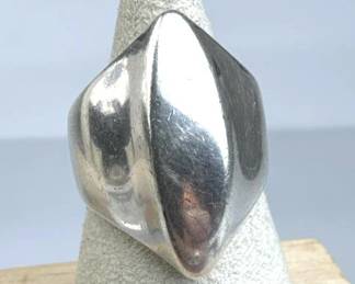 925 Silver Robert Lee Moris Vintage Modernist Ring