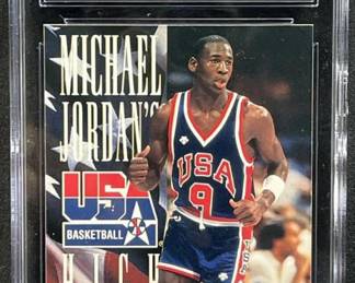 1994 Michael Jordan UD USA Basketball CGC 7